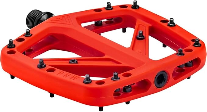 PNW Components Range Composite MTB Pedals – Nylon Flat Mountain Bike Pedals – Sealed Bearings – Wide Platform – Multiple Colors