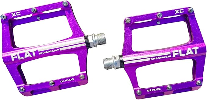 UPANBIKE Mountain Bike Bearing Pedals 9/16'' Spindle Aluminum Alloy Flat Platform for BMX MTB Road Bicycle