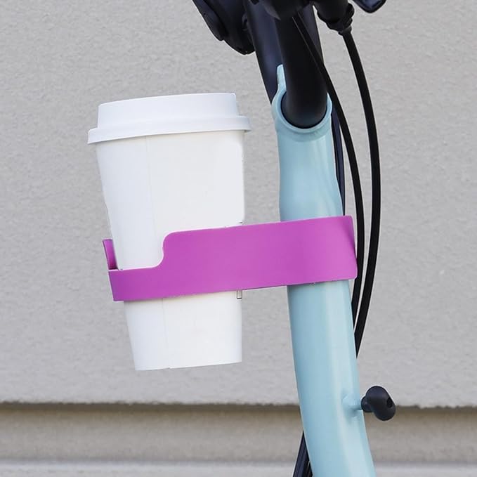 Folding Bike Cup Holder Quick Release, Sturdy Design, Bottle Mount for Commuters & Cyclists Bike Cup Stand