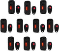 Car Alarm System, 113dB Fake Car Alarm, Motion Alarms for Cars Vehicle Security Alert Automotive Vibration Warning Interior Safety Red LED Light IP66 Waterproof, 10Pcs
