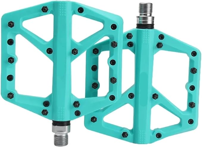 Compatible for RGO Bicycle Pedals MTB Platform Footrest Flat Mountain Bike Paddle Grip Pedalen Bearings Footboards Cycling Foot Hold