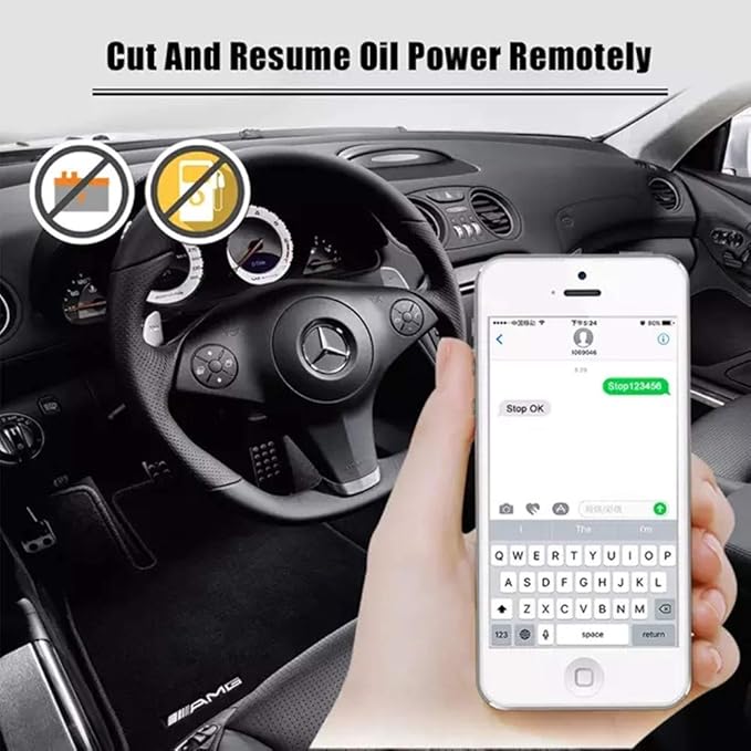 GPS Tracker for Car Truck Vehicles GPS Tracker Real time Mini Wired GPS Tracker for Motorcycle, Boats, Machinery, Assets, with Anti-Theft Alarm, Super Cheap $5 Monthly Fee - 4G TK806