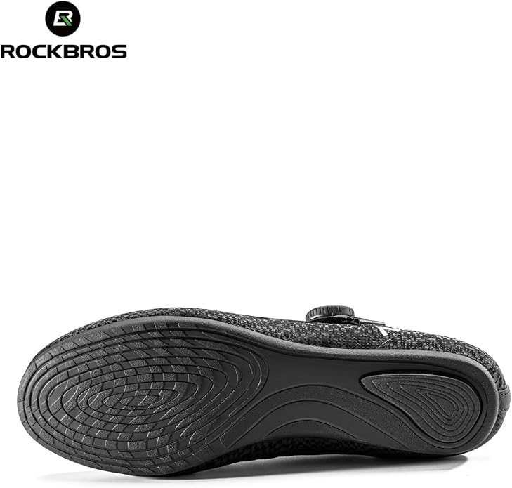 ROCKBROS Flat-Pedal(Non-Lock) Cycling Shoes NR3 : Breathable Perforations, Non-Slip Sole for Road & Mountain Biking