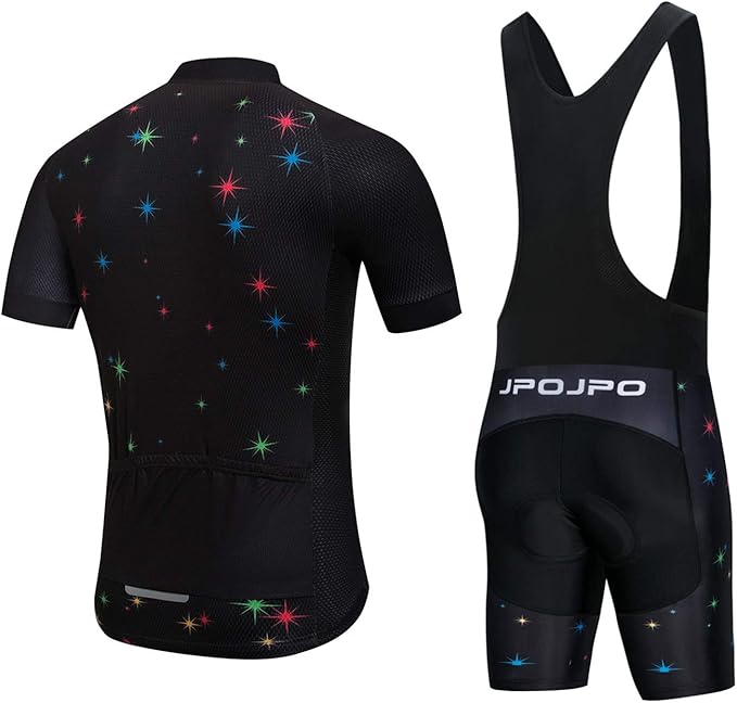 Hotlion Men's Cycling Jersey Set Summer Cycling Clothing Suit Pro Team Bike Clothes Road Biking Outfits Bicycle Kit for Men