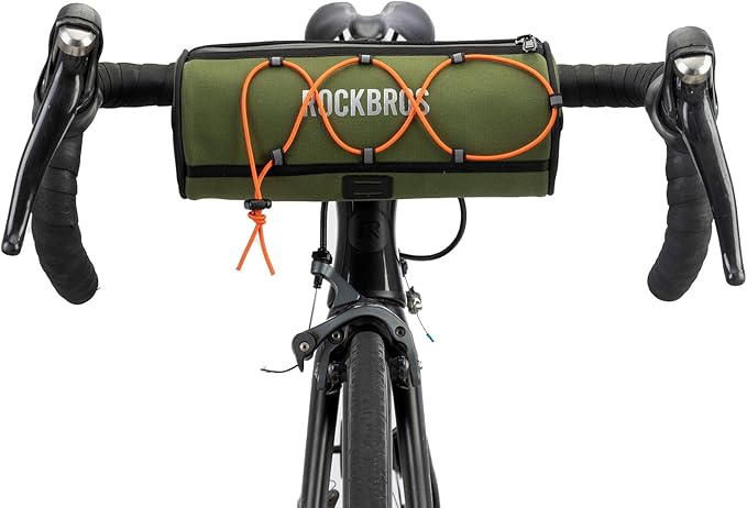 ROCKBROS ROAD TO SKY Bike Handlebar Bag Bicycle Front Bag Bag Storage Bag Lightweight & Sturdy Bicycle Handlebar bag for Road Mountain Bike 2L