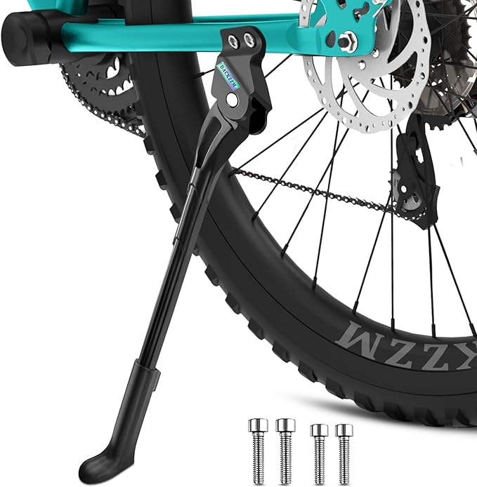 Bike Kickstand 18mm Hole Spacing Bicycle Kickstand for Mountain Bike, Rear Mount Bike Kick Stand Fit 24inch 27.5in Adult Bike, Mountain Bike Kickstand Suit for Road Bike/MTB/BMX