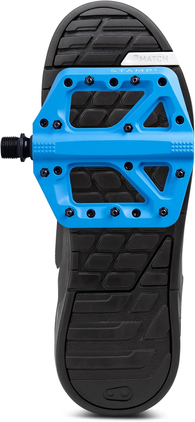 Crankbrothers Stamp Flat MTB Pedals - Size-Specific, Lightweight, Versatile, Durable Bike Pedals