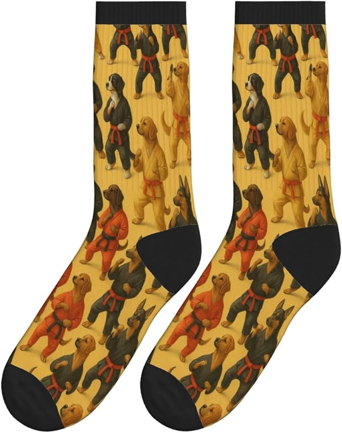 Crew Athletic Socks Funny Crazy Casual Sports Novelty Dress Socks for Women Men Running Hiking