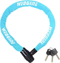 Bike Lock, Heavy Duty Anti-Theft 2.72 Ft Security Chain with 3 Keys, Waterproof for Bicycle,Scooter, Motorcycle, Door, Gate, Fence