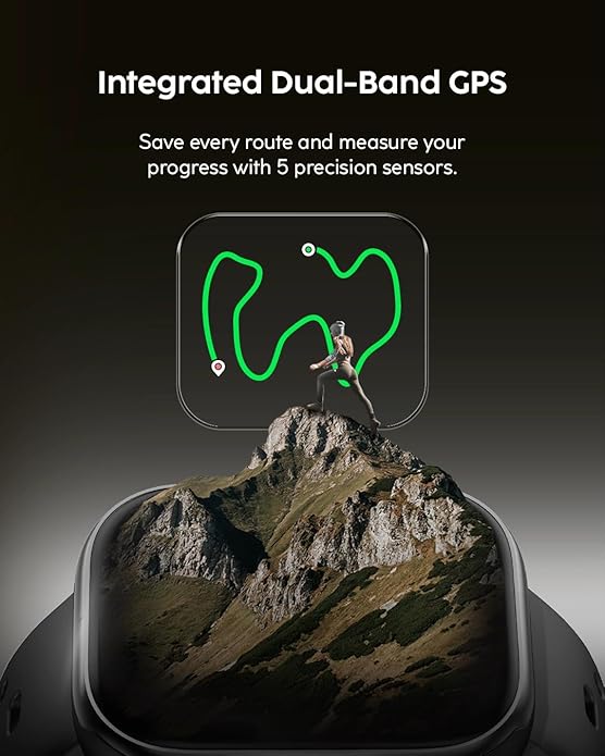 Cubitt VIVA Pro 2 Smartwatch, 1.85” AMOLED HD, Built-In GPS, Offline Maps, Barometer, Compass, VITA AI, AI Coach, Readiness & Sleep Scores, 100+ Sports Modes, 5ATM, 10-Day Battery