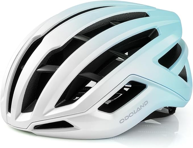 Odoland Adult Bike Helmet - Super Ventilation & Impact-Resistant Frame, Adjustable Dial System Lightweight Bicycle Helmet for Mountain, Commuting, Road Cycling