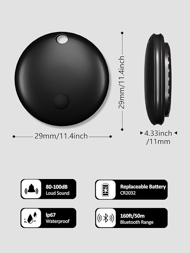 Tracker Tags (2, Black & White)