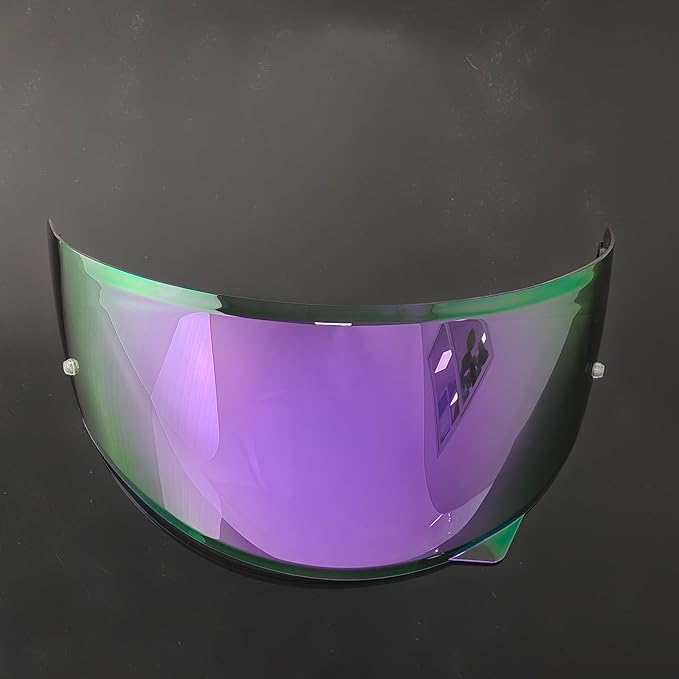 HJ-34P Helmet Visor Replacement for HJC C10.Motorcycle Helmet Shield UV Protection Compatible with HJC C10 (Revo Deep Purple)