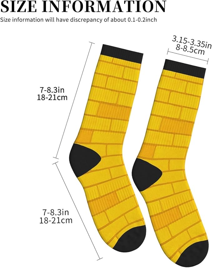 Crew Athletic Socks Funny Crazy Casual Sports Novelty Dress Socks for Women Men Running Hiking