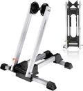 ROCKBROS Foldable Bike Stand Alloy Steel Rust-Resistant Bike Floor Stand Rack Folding Indoor Parking Wheel Holder Fit 20”-29”for Entryway, Garage, Home Bikes Parking & Storage