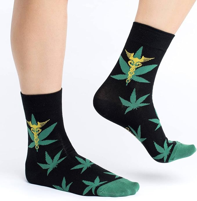 Good Luck Sock Novelty Crew Socks for Adults - For Men, Women and Teens