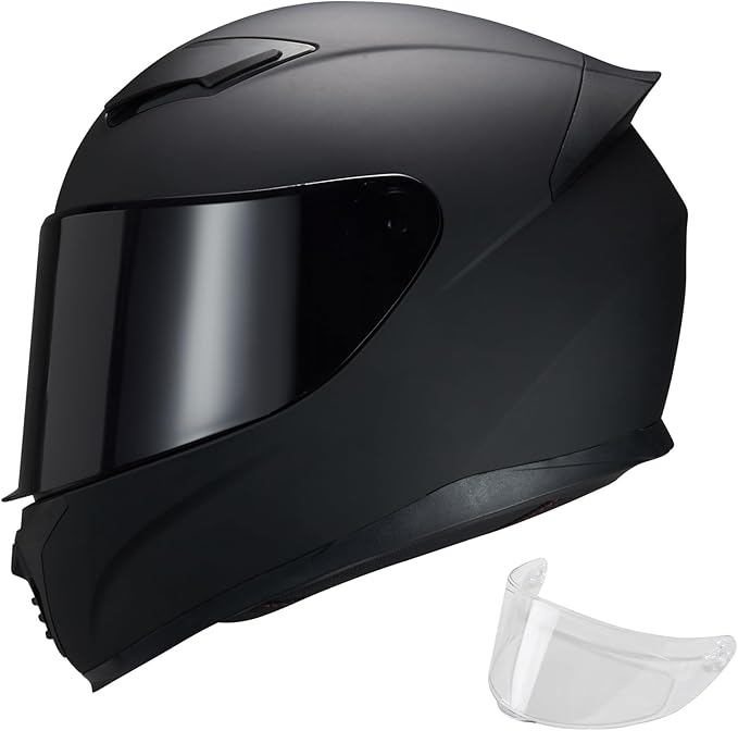 Full Face Motorcycle Helmet WS-607 DOT Approved Motorbike Racing Street Bike Helmets for Adults with Visor