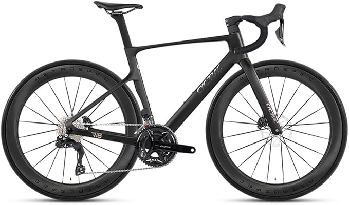 700c Road Bike Frameset Carbon Fibre Disc Brake Bike Frame 43/46/48/51/54cm Lightweight Wind Breaking Racing Frame Thru Axle 12 * 100/12 * 142mm