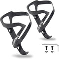 Full Carbon Fiber Bike Water Bottle Holder, Ultra-Light, High Strength Durable Carbon Bottle Cage, Bike Water Bottle Holder Brackets for Road Bike, Mountain Bike, Gravel Bike (2 Pack)