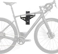 FEEDBACK SPORTS | Velo Wall Rack Bike Storage | Bicycle Hanger Mount W/Adjustable Arms | Road, Gravel, Mountain Bike Compatible | For Garage, Apartment, Shed | Black
