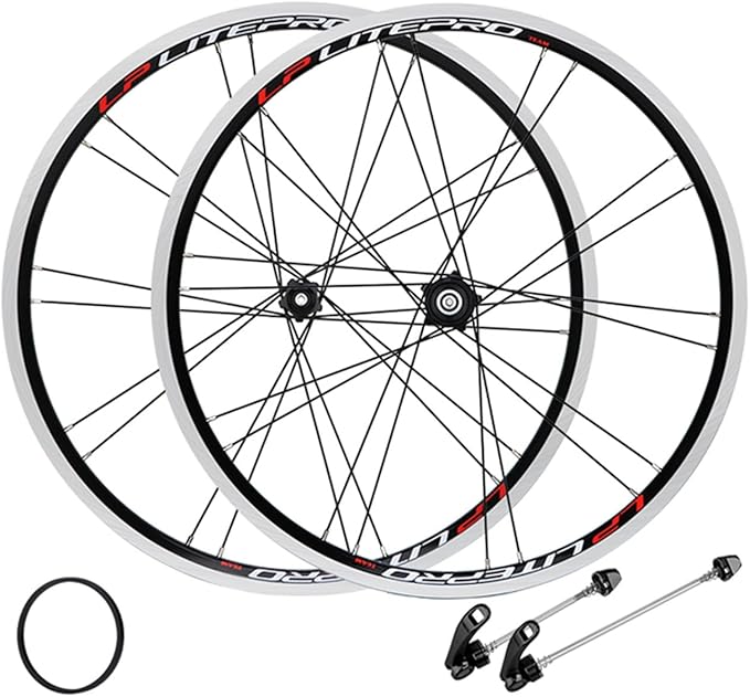 20in Folding Bike Wheelset, Aluminum Alloy 74-130mm Wheelset, V Brake 7-11speed Light BMX Bicycle Wheels