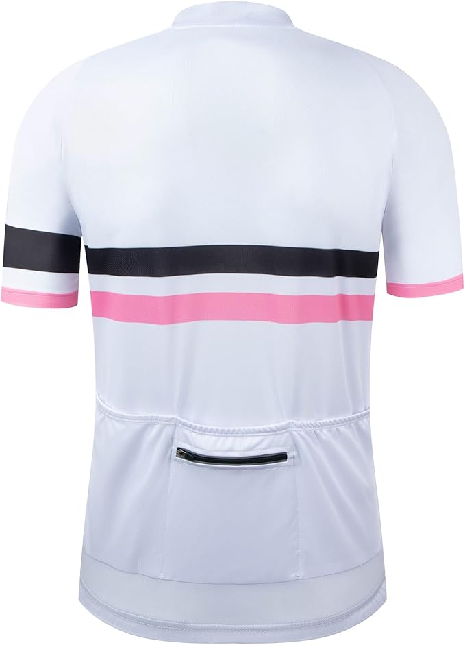 Coconut Ropamo CR Mens Cycling Jersey Short Sleeve Road Bike Shirt with 3+1 Zipper Pockets Breathable Quick Dry