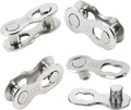 4 Pairs Bicycle Missing Link 1/6/7/8/9/10/11/12 Speed Chain Reusable Steel Bike Chain Link