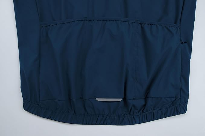 Men's Cycling Jacket Ultra-light Cycling Tops 4 Pockets Windproof Waterproof Bike Windbreaker Double Open Zipper