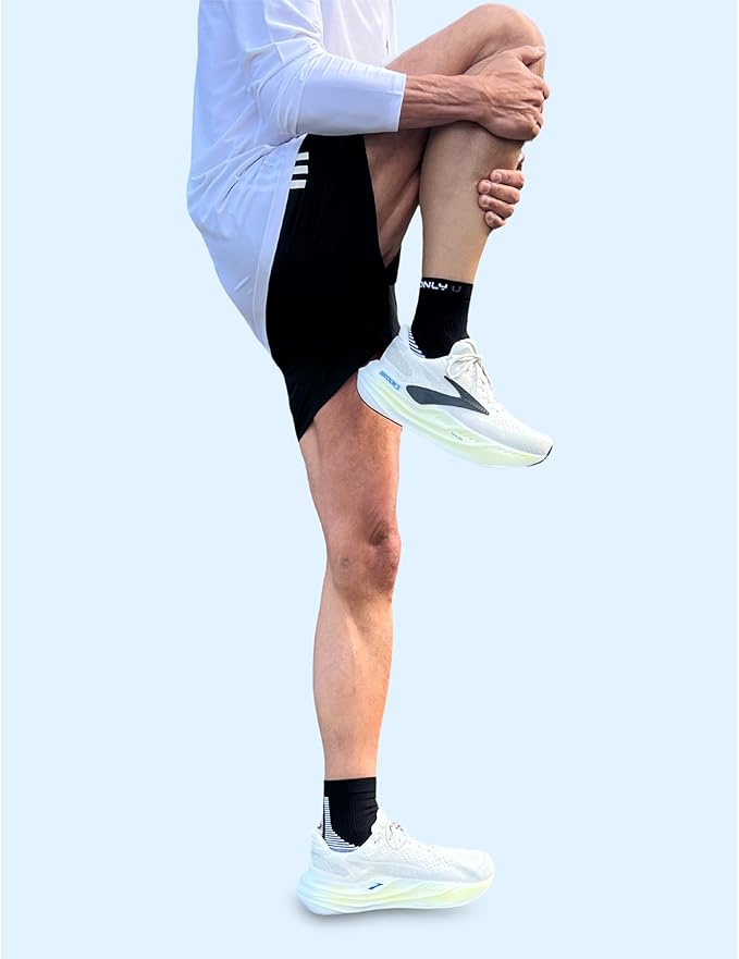 only U Quarter Running Socks – Premium Performance Moisture-Wicking Athletic Socks with Cushioned Anti-Blister Arch Support