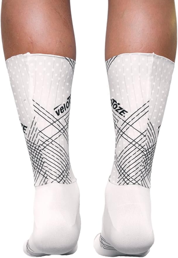 veloToze Aero Sock for Bike Racing - Advanced Aero Fabric, UCI Compliant, for Aerodynamic Advantage in Bike Races and ITT