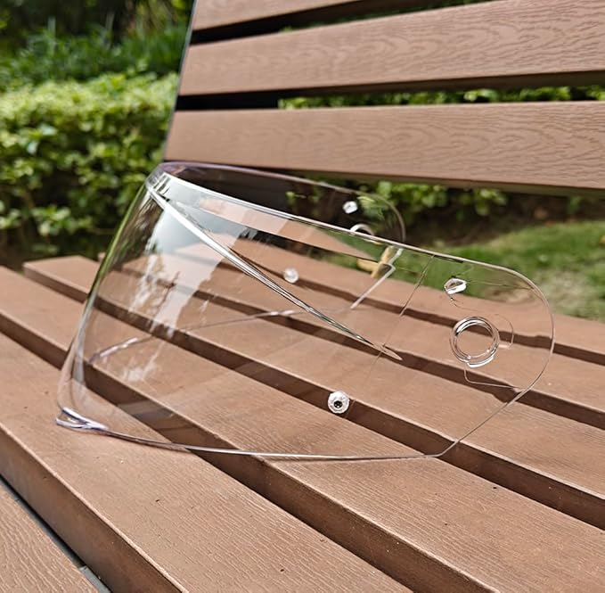 HJ-33 Helmet shield Replacement,Motorcycle Helmet Visor Compatible with HJC i90,i91(Transparent)