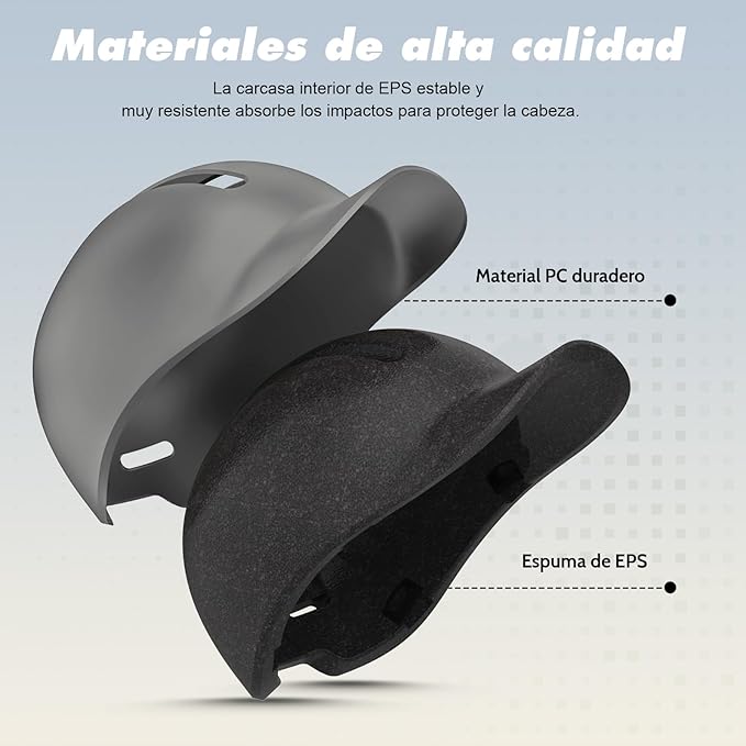 Shinmax Bike Helmet - Lightweight Adjustable Baseball Cap Style Cycling Helmet with Long Visor, Reflective Strip, for Urban Commuter, Mountain & Road Biking