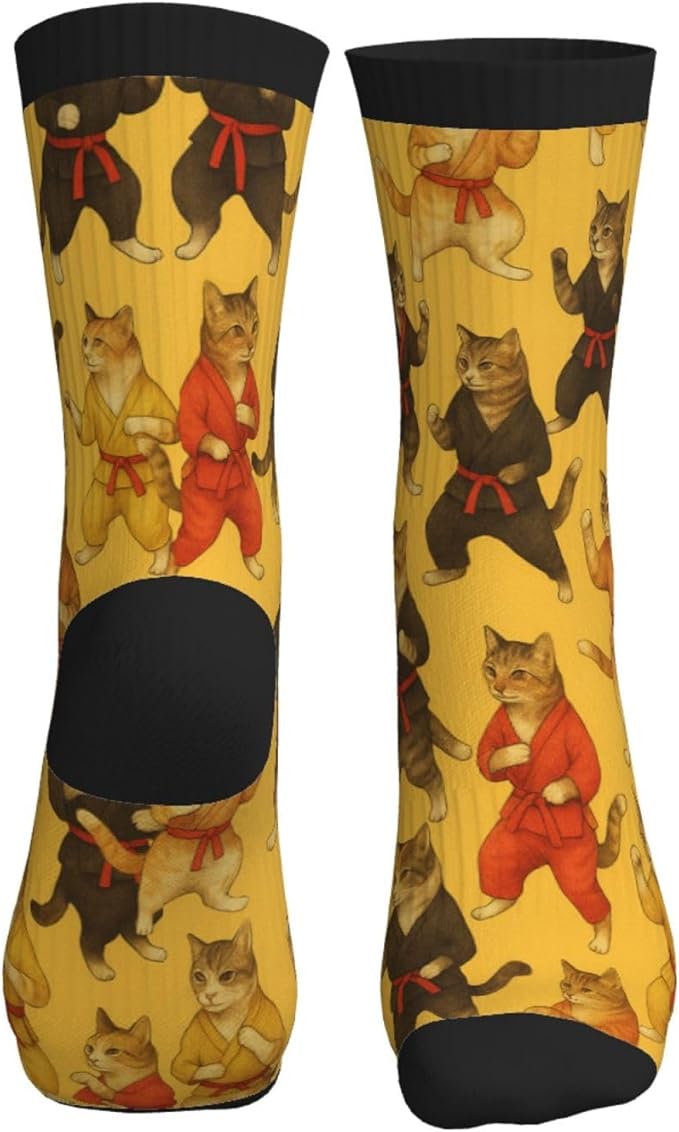 Crew Athletic Socks Funny Crazy Casual Sports Novelty Dress Socks for Women Men Running Hiking