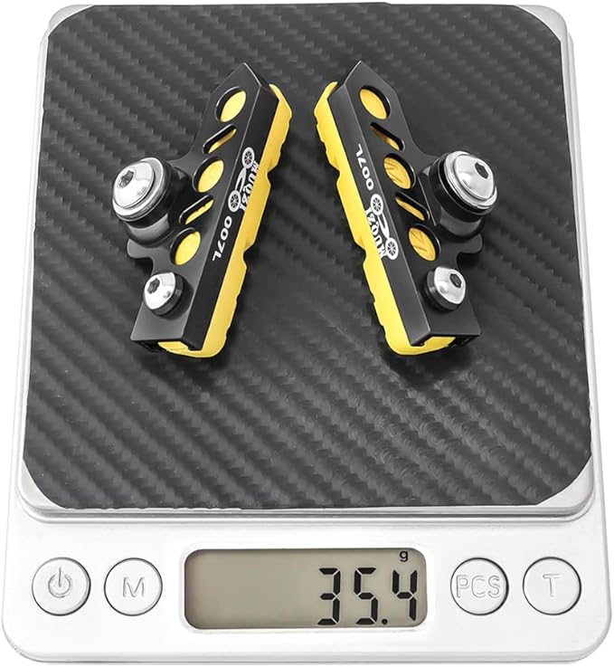 Bicycle C Caliper Extended Brake Pad (Set of 2) Bike Wear-Resistant Replaceable Aluminum Alloy Rim Brake for Road Bike,MTB,Folding Bike