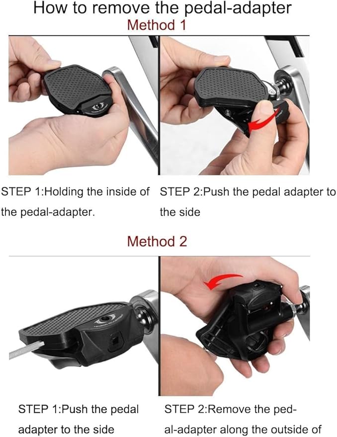 Thinvik Clipless Road Pedal Convert to Universal Platform Pedal Adapters for Shimano SPD-SL System