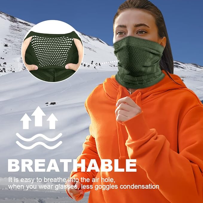 WTACTFUL Winter Neck Warmer Gaiter Windproof Face Mask Balaclava Bandana for Ski Snowboard