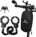Electric Scooter Locks Anti Theft，Bike Chain Lock with Bag，Best Lock for Electric Scooter Xiaomi Segway Accessories