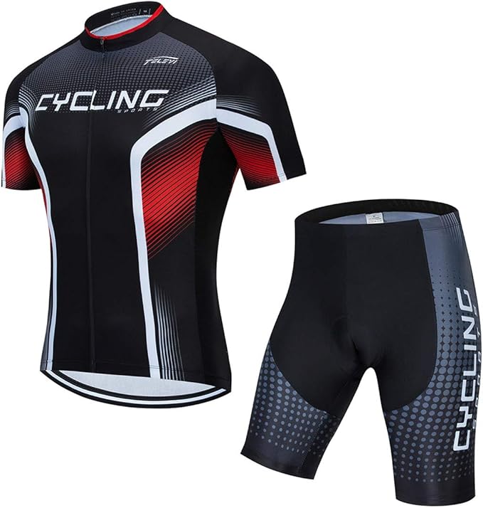 Cycling Jerseys Sets Short Sleeve Bike Clothing Suits Bicycle top Men MTB Jersey Breathable Summer