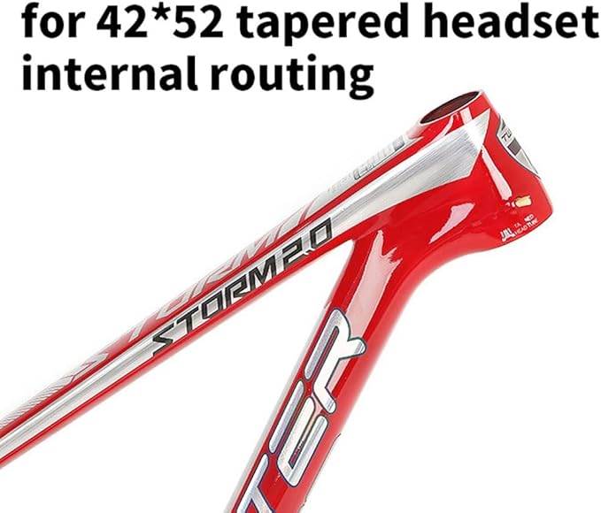27.5er 29er Mountain Bike Frame 15''/17''/19'' XC Hardtail Bike Carbon Fiber Frame QR 135mm Disc Brake Frame Internal Routing (Color : White, Size : 29 * 15'')