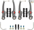 CNC Mountain Bike V Brake Set, Bicycle V Brake for Front/Rear,Linear Pull Bike Rim Brakes for MTB BMX Road Bike Cantilever Brakes.