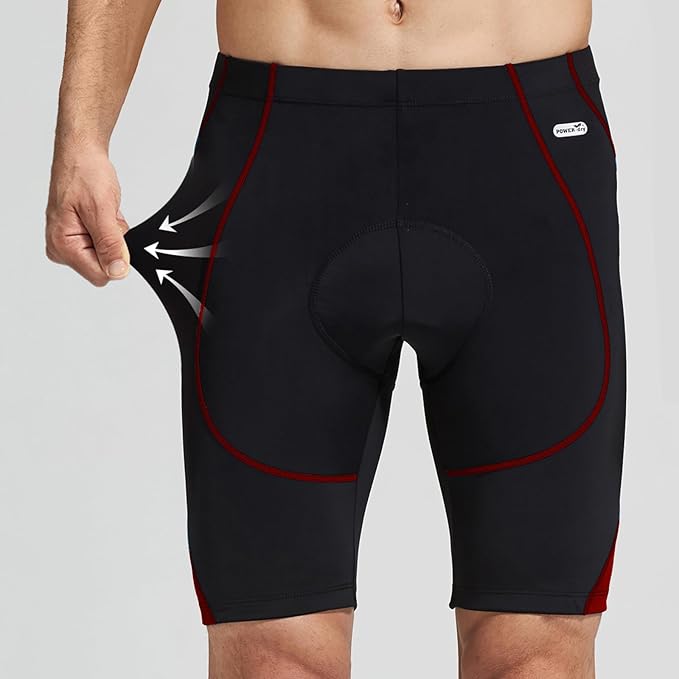 Santic Men's Cycling Shorts Padded Bicycle Riding Pants Bike Biking Clothes Cycle Wear Tights