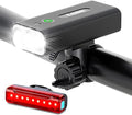 1200 Lumens Bike Lights for Night Riding,Super Bright Bike Lights Front and Back,USB Rechargeable Bicycle Light,3 LED Bike Headlight with Power Bank Function,IPX5 Waterproof,3+5 Light Modes