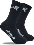 Bike PRO Compression Cycling Socks 1/2/3 Pairs, Crew Hiking Running Athletic Socks