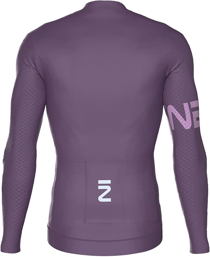 INBIKE Cycling Jersey Men, Long Sleeves Quick Dry Bike Shorts with Pockets, Moisture Wicking Bicycle Tops for Road Biking MTB