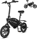 ANCHEER 14” Folding Electric Bike for Adults, 20MPH Ebike with 350W Motor[Peak 500W], 48V 374Wh Battery, Cruise Control, UL2849 Compliant Electric Bicycle, Compact Electric Mini Bike for Teens