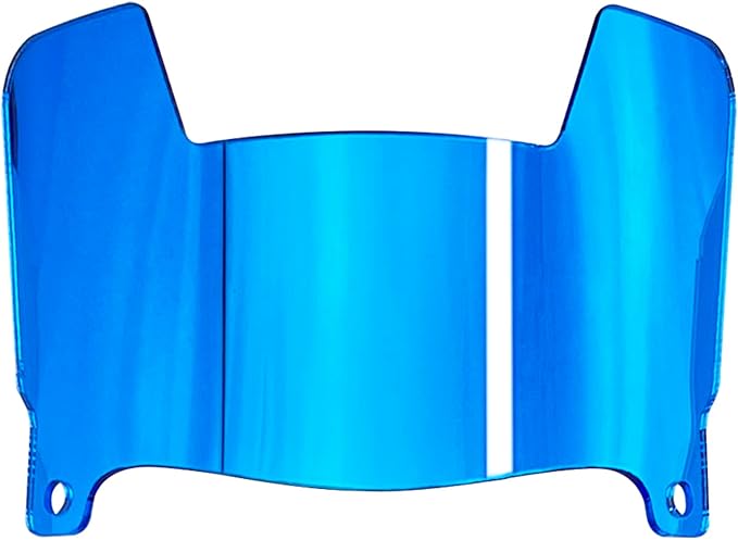 Mini Football Helmet Visor Clear with Clips Universal Fit for Collectors and Display