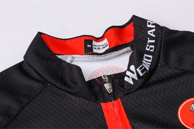 Cycling Jersey Men USA Summer Bike Short Sleeve 3-Pockets Breathable Quick-Dry Shirt S-3XL