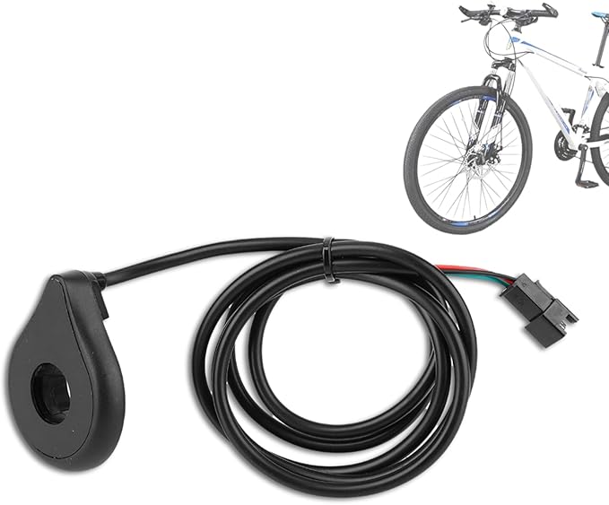 12 Magnets Electric Bicycle Pedal Assist Sensor, ABS Hall Speed Sensor with 1m/3.3ft Line for E Bike Pedal Assist Drive System