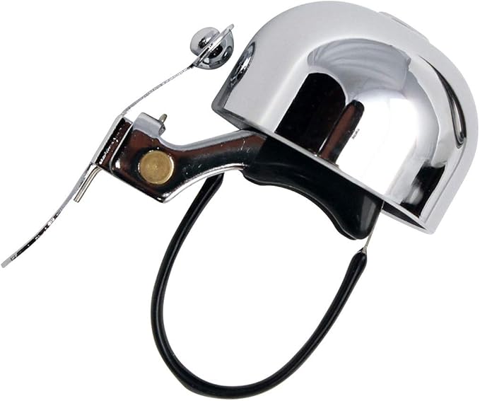 Crane Bike Bell E-Ne Bicycle Bell, Made in Japan for Road Bikes or Mountain Bikes, Fits All Handle Bar Sizes & Types