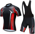 Men's Cycling Jersey Set, Summer Mountain Bike Clothing Short Sleeved Riding Jerseys